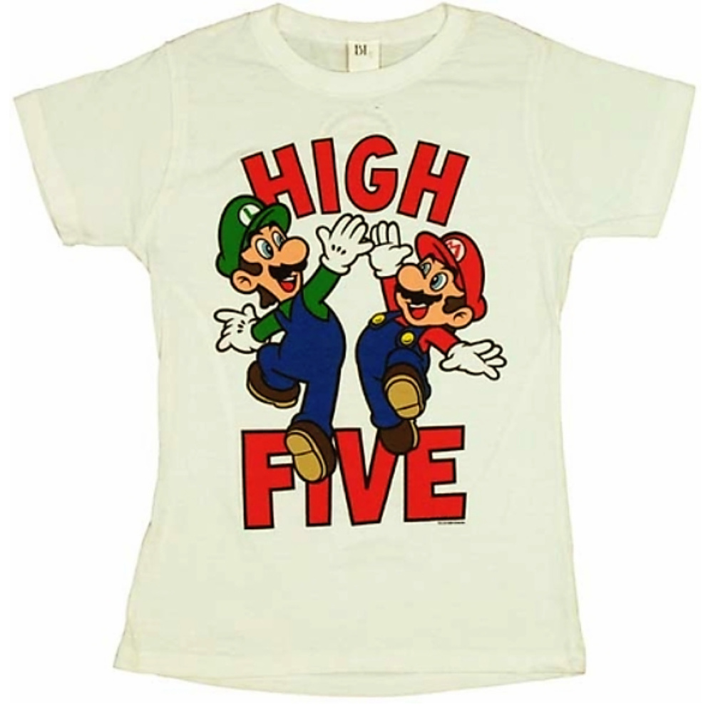 "High Five" Nintendo Mario & Luigi Tee
